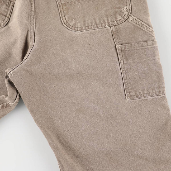 00'S Carhartt Dungaree Fit Duck Painter Pants Men's W32 equivalent cotton Beige type Vintage Second Hand