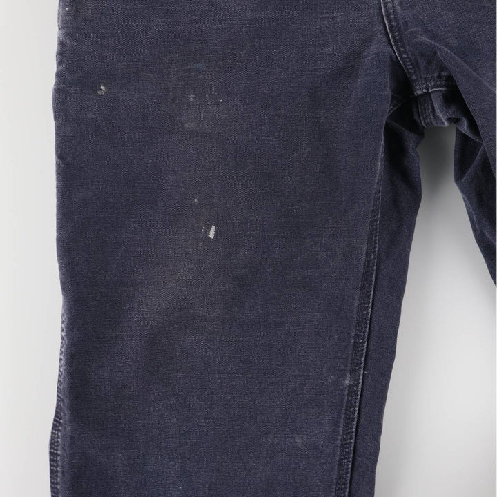 Carhartt Dungaree Fit Duck Painter Pants, Men's, W36 equivalent unknown navy blue type Vintage Second Hand