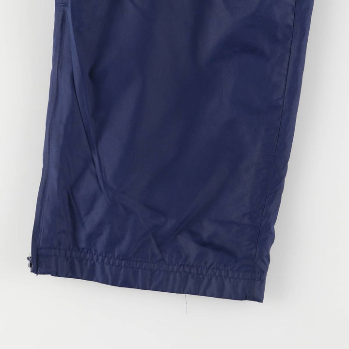 00'S Adidas warm-up pants, nylon pants, rustling pants, men's size L polyester navy blue type Vintage Second Hand