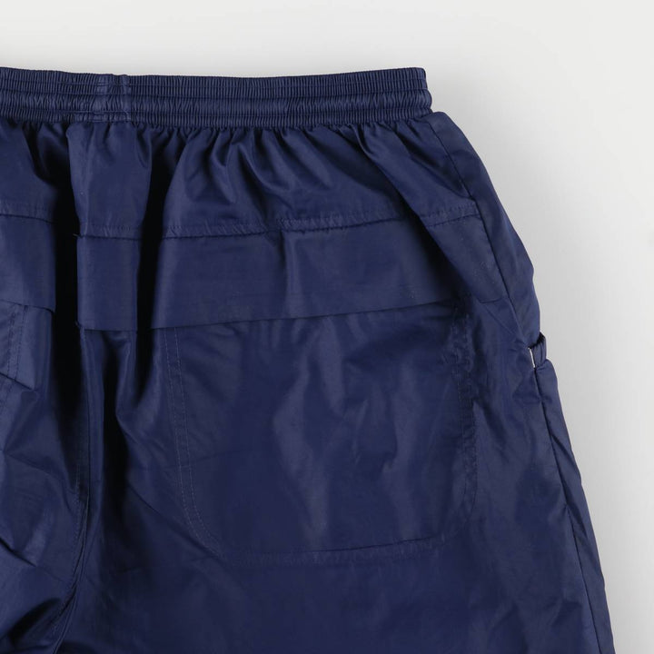 00'S Adidas warm-up pants, nylon pants, rustling pants, men's size L polyester navy blue type Vintage Second Hand