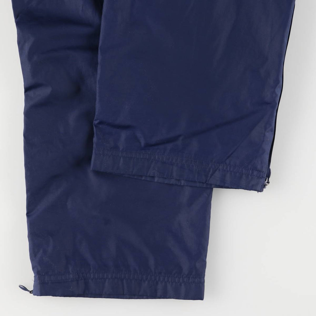 00'S Adidas warm-up pants, nylon pants, rustling pants, men's size L polyester navy blue type Vintage Second Hand