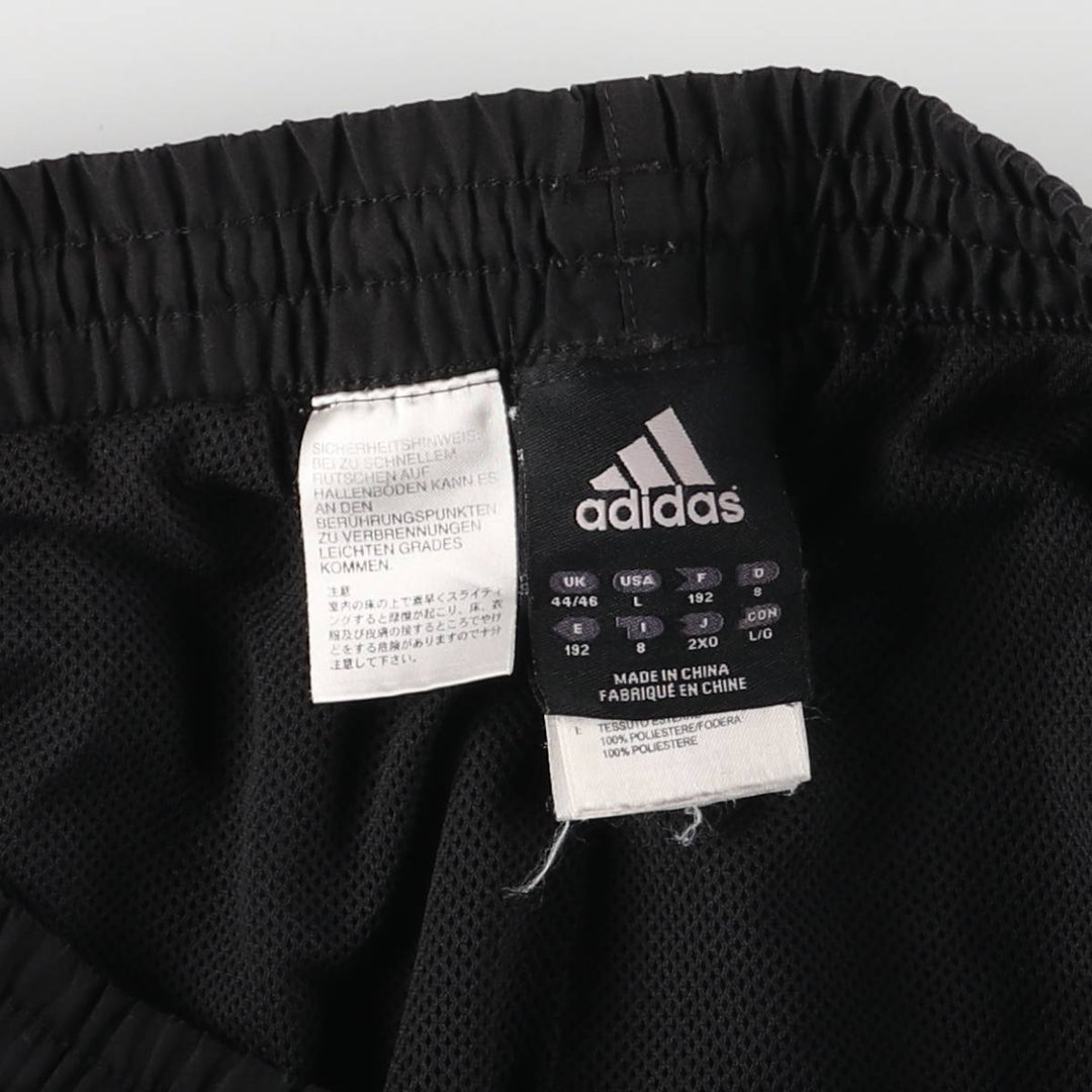 00'S Adidas Argentina national team warm-up pants nylon pants rustling pants men's size L polyester black type Vintage Second Hand