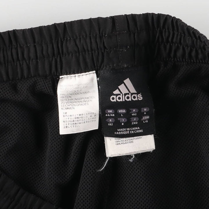 00'S Adidas Argentina national team warm-up pants nylon pants rustling pants men's size L polyester black type Vintage Second Hand