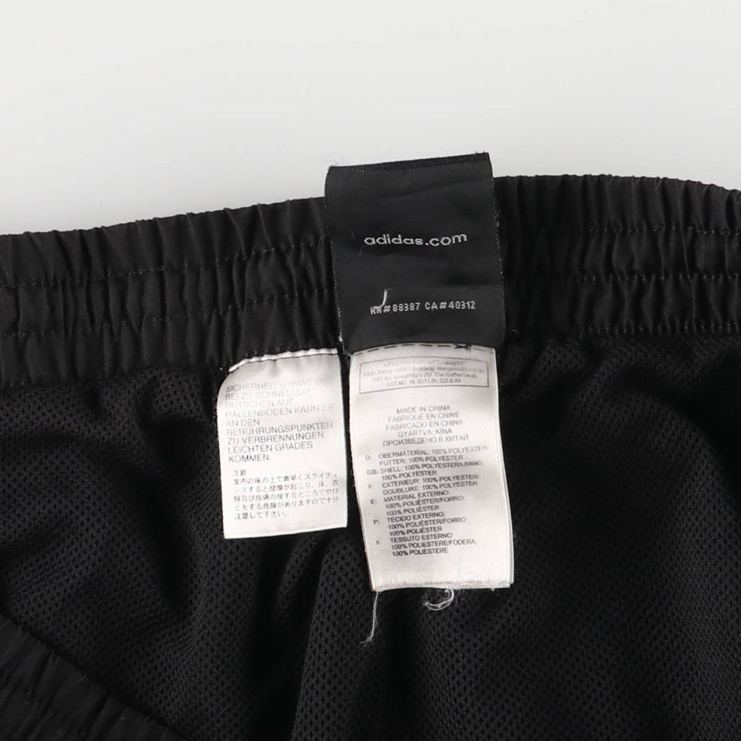 00'S Adidas Argentina national team warm-up pants nylon pants rustling pants men's size L polyester black type Vintage Second Hand