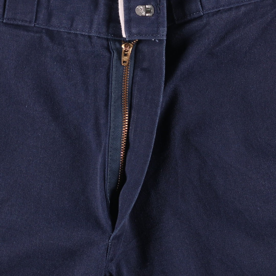 Dickies Loose Fit Work Shorts, Half Pants, Men's, W34 equivalent polyester navy blue type Vintage Second Hand