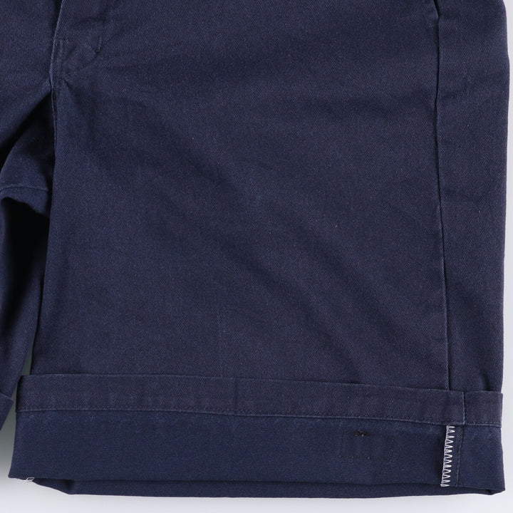 Dickies Loose Fit Work Shorts, Half Pants, Men's, W34 equivalent polyester navy blue type Vintage Second Hand