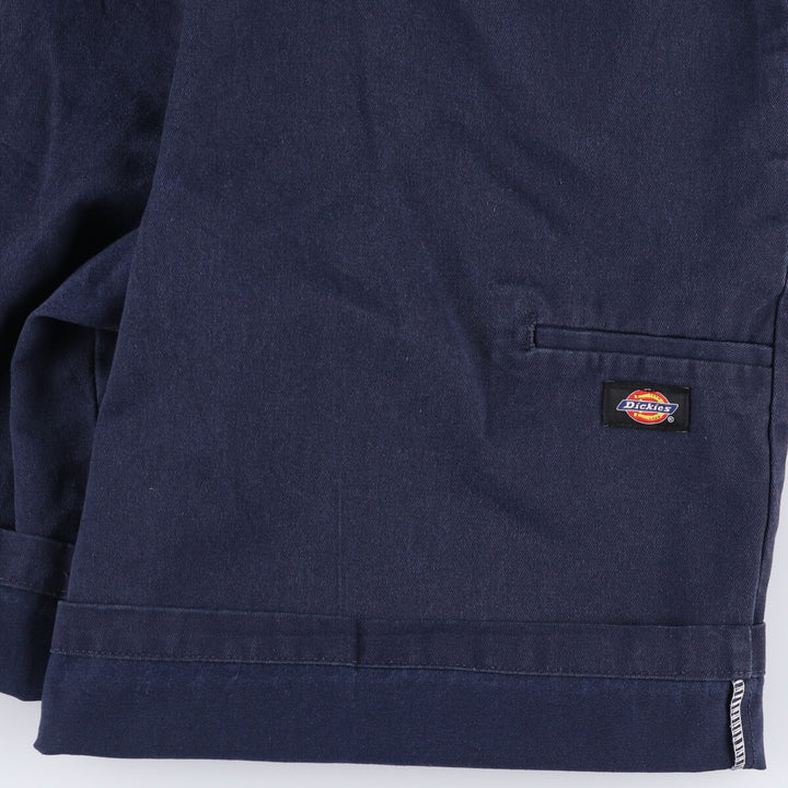 Dickies Loose Fit Work Shorts, Half Pants, Men's, W34 equivalent polyester navy blue type Vintage Second Hand
