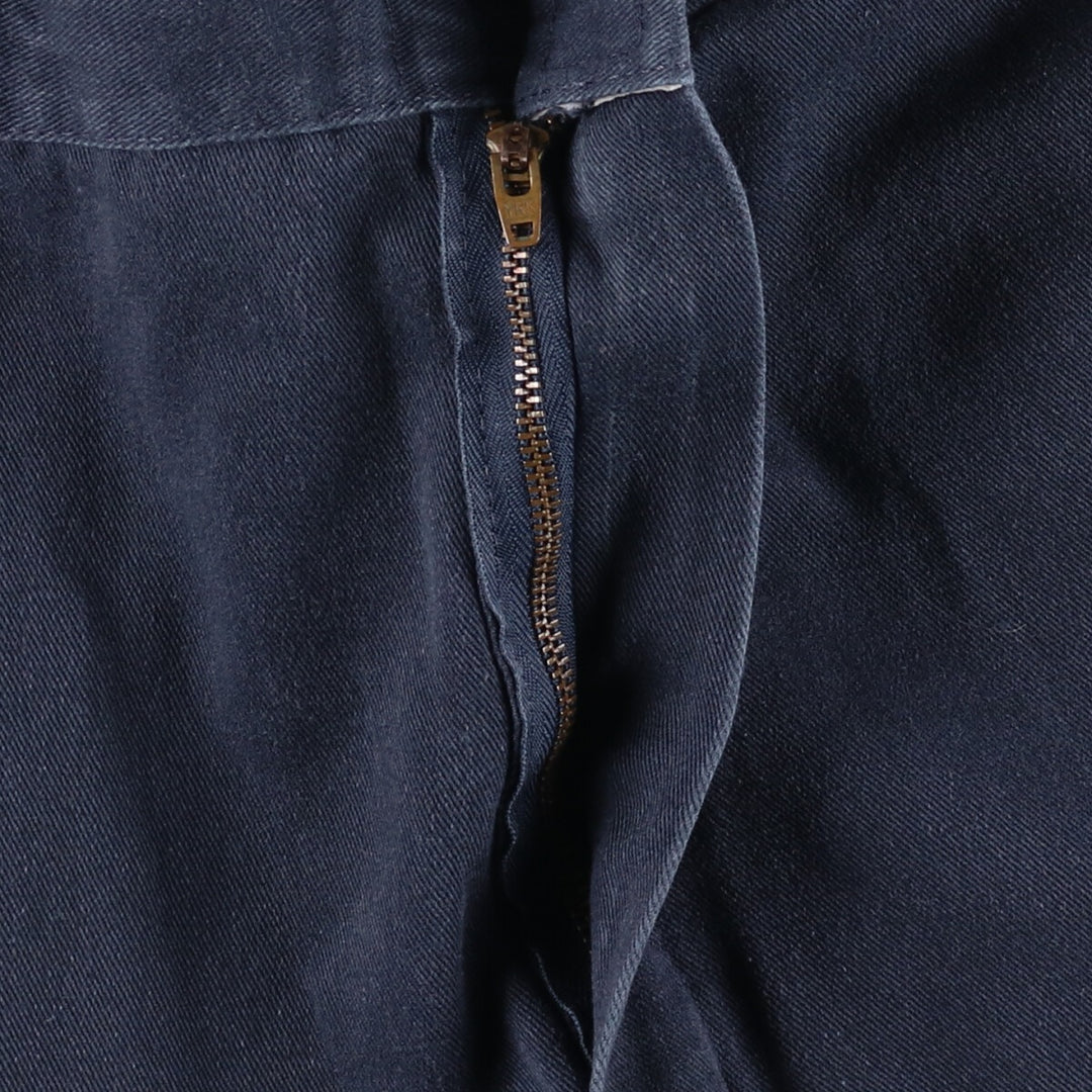 Dickies Work Shorts, Half Pants, Men's, W36 equivalent polyester navy blue type Vintage Second Hand