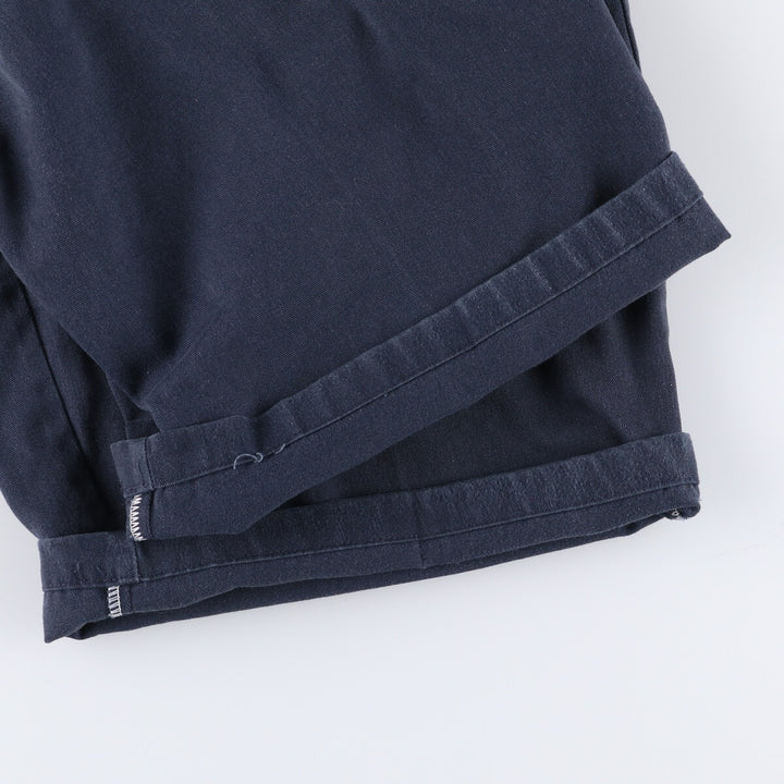 Dickies Work Shorts, Half Pants, Men's, W36 equivalent polyester navy blue type Vintage Second Hand
