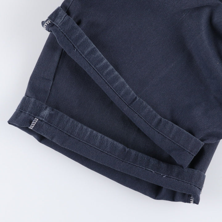 Dickies Work Shorts, Half Pants, Men's, W36 equivalent polyester navy blue type Vintage Second Hand