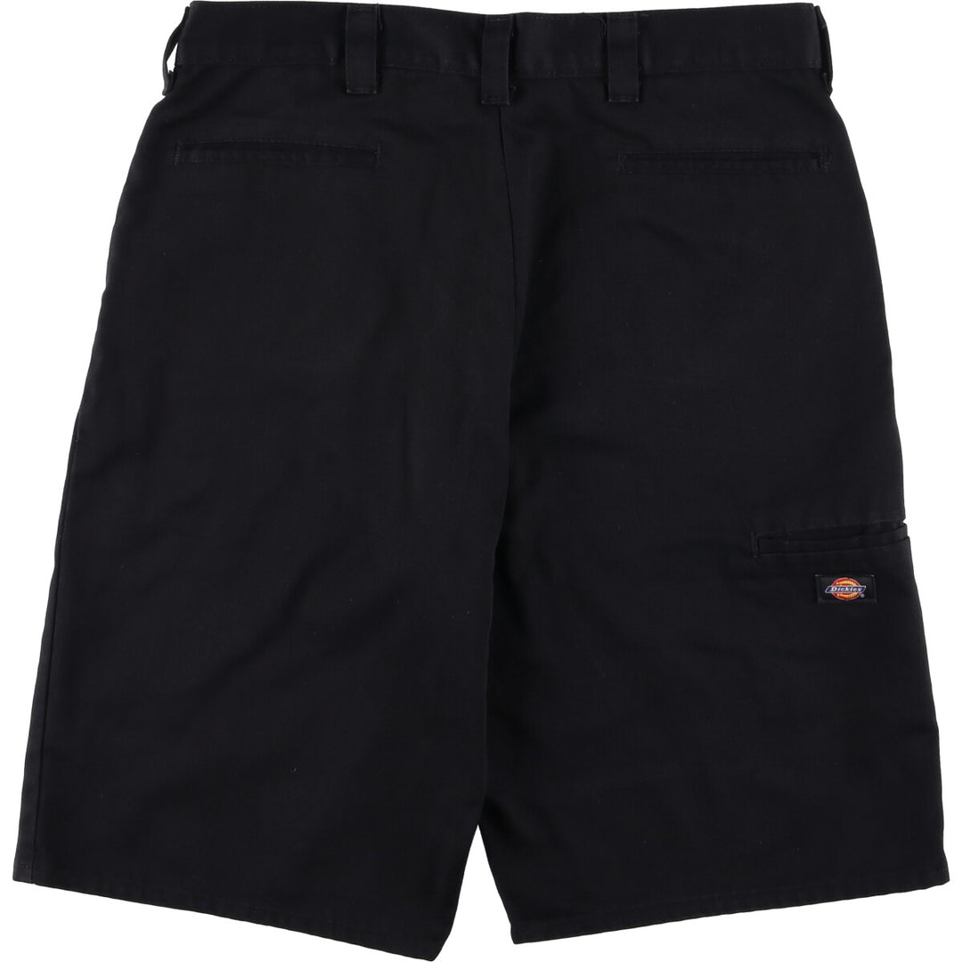 Dickies Work Shorts, Half Pants, Men's, W37 equivalent polyester black type Vintage Second Hand