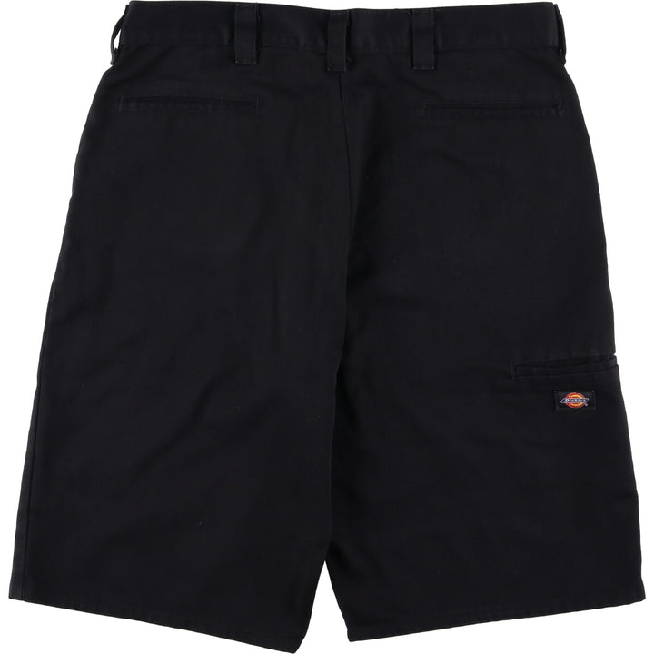 Dickies Work Shorts, Half Pants, Men's, W37 equivalent polyester black type Vintage Second Hand