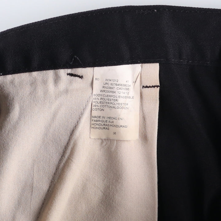 Dickies Work Shorts, Half Pants, Men's, W37 equivalent polyester black type Vintage Second Hand