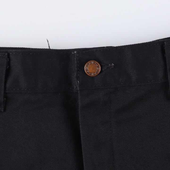 Dickies Work Shorts, Half Pants, Men's, W37 equivalent polyester black type Vintage Second Hand