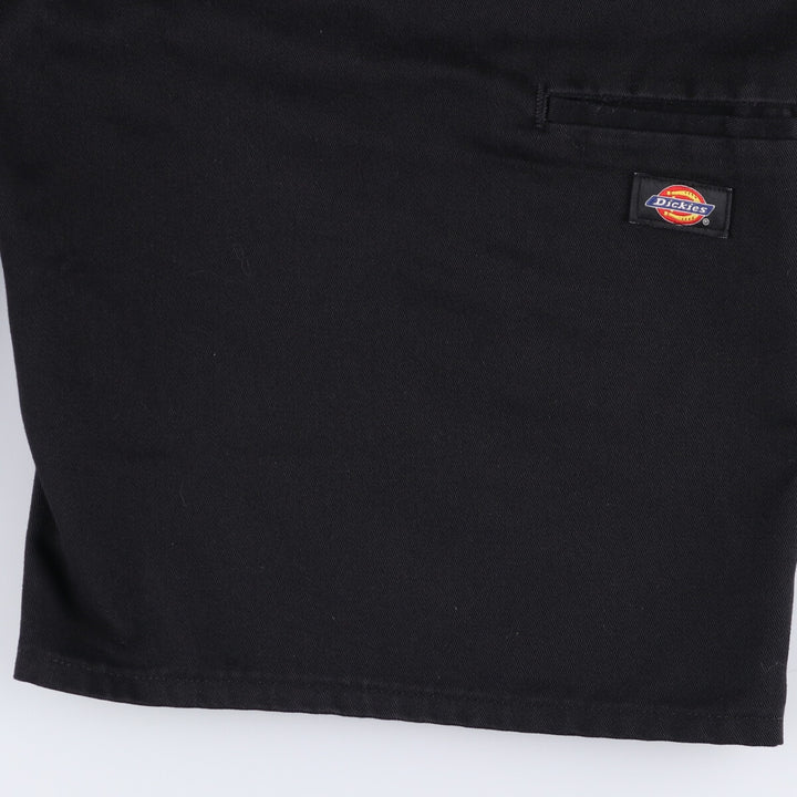 Dickies Work Shorts, Half Pants, Men's, W37 equivalent polyester black type Vintage Second Hand