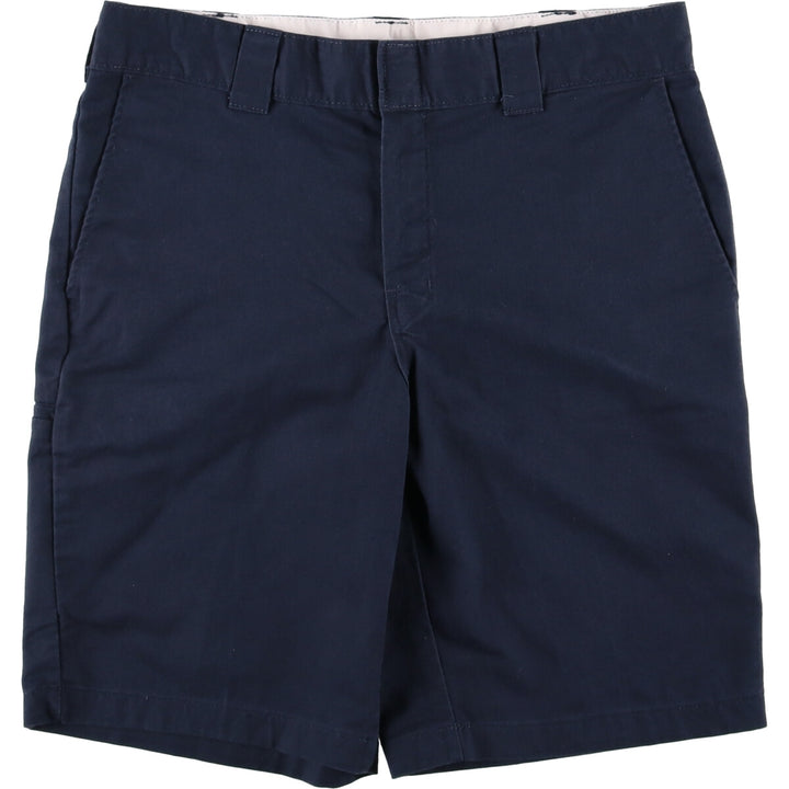Dickies Relaxed Fit Work Shorts, Half Pants, Men's, W35 equivalent polyester navy blue type Vintage Second Hand