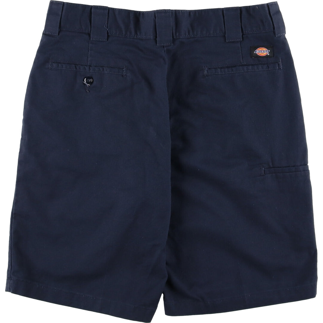 Dickies Relaxed Fit Work Shorts, Half Pants, Men's, W35 equivalent polyester navy blue type Vintage Second Hand