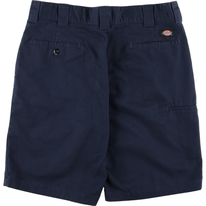 Dickies Relaxed Fit Work Shorts, Half Pants, Men's, W35 equivalent polyester navy blue type Vintage Second Hand