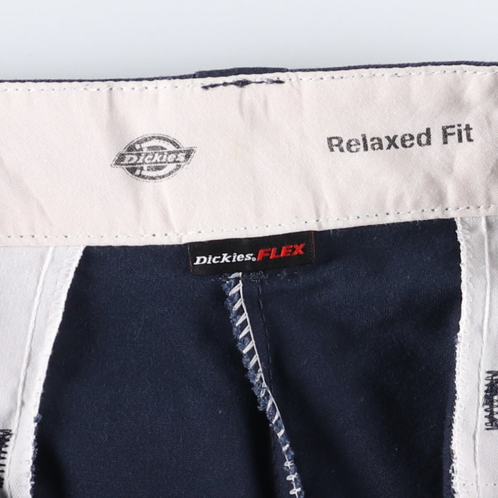 Dickies Relaxed Fit Work Shorts, Half Pants, Men's, W35 equivalent polyester navy blue type Vintage Second Hand