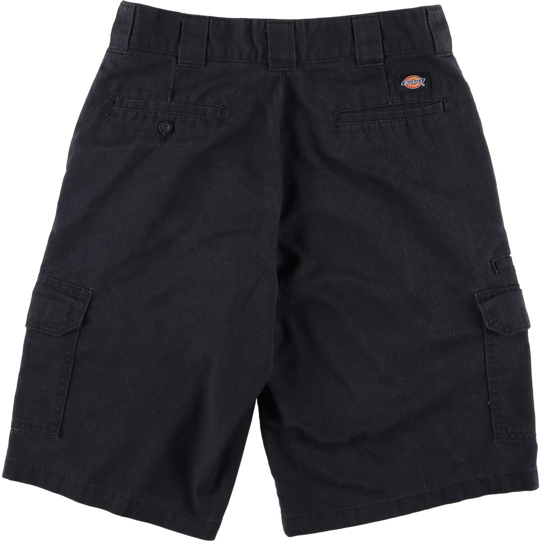 Dickies FLEX Relaxed Fit Cargo Shorts, Half Pants, Men's, W32 equivalent polyester black type Vintage Second Hand