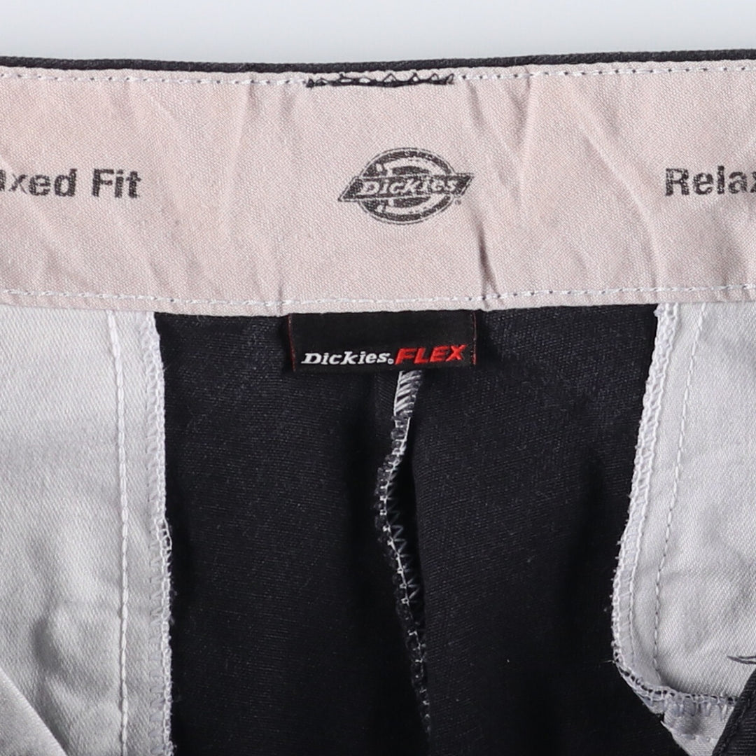 Dickies FLEX Relaxed Fit Cargo Shorts, Half Pants, Men's, W32 equivalent polyester black type Vintage Second Hand