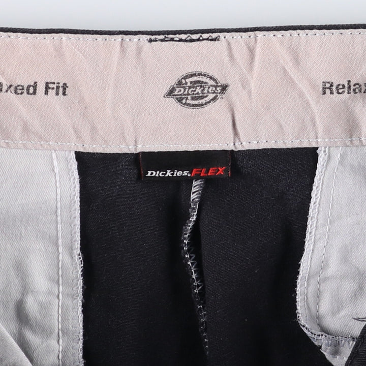 Dickies FLEX Relaxed Fit Cargo Shorts, Half Pants, Men's, W32 equivalent polyester black type Vintage Second Hand