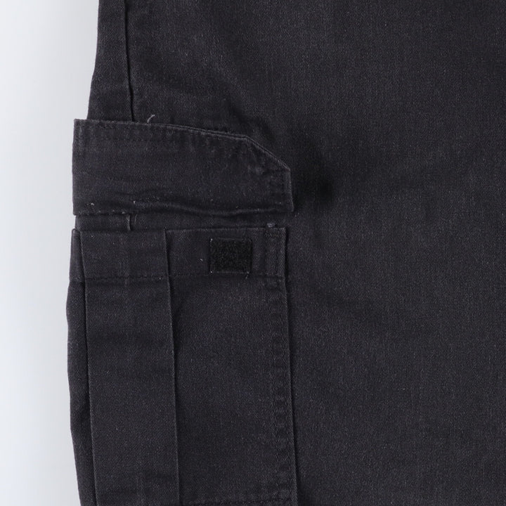 Dickies FLEX Relaxed Fit Cargo Shorts, Half Pants, Men's, W32 equivalent polyester black type Vintage Second Hand