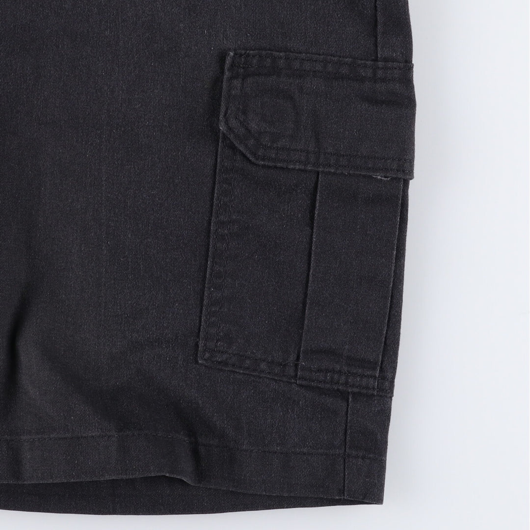 Dickies FLEX Relaxed Fit Cargo Shorts, Half Pants, Men's, W32 equivalent polyester black type Vintage Second Hand