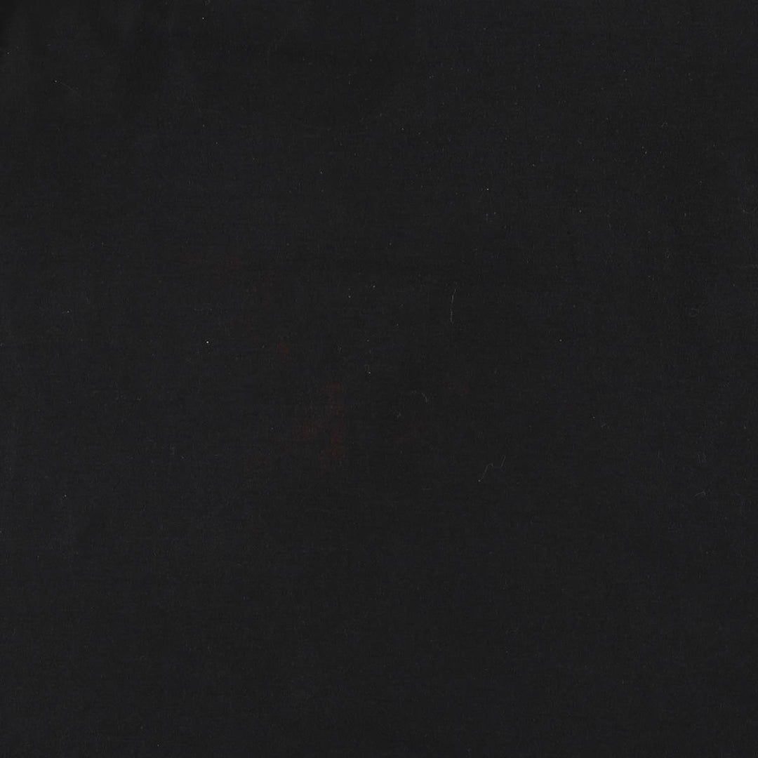 00'S Delta DELTA Message Print T-shirt Men's L size cotton black type Vintage Second Hand