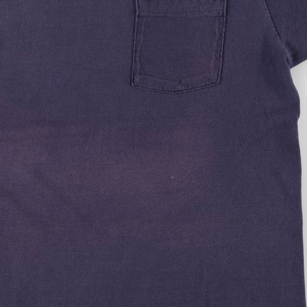 90'S Vintage Printed T-Shirt, Men's M Size cotton navy blue type Vintage Second Hand