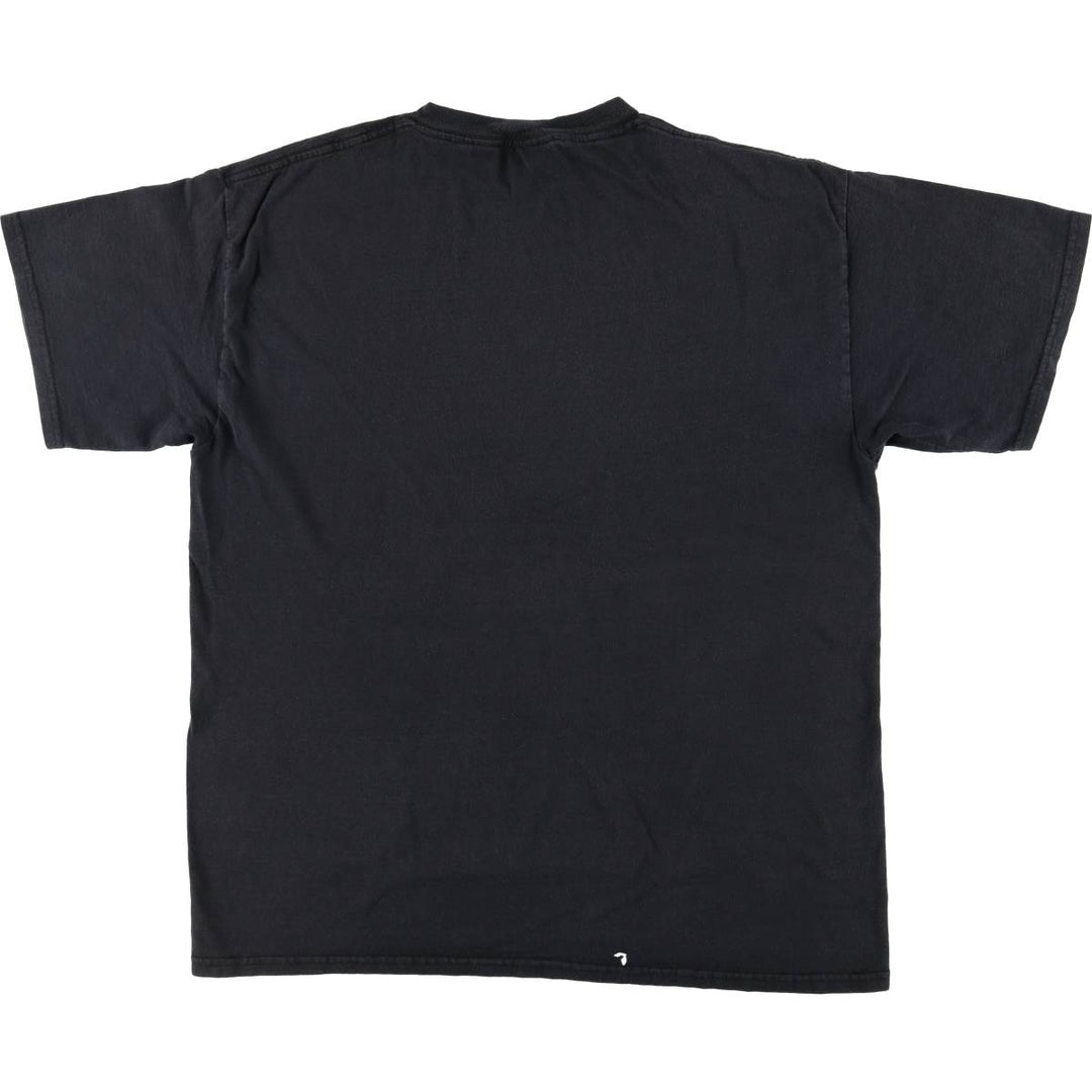 90'S TRAU and IQEVNER TNT Printed T-shirt, Men's XL, Vintage cotton black type Vintage Second Hand
