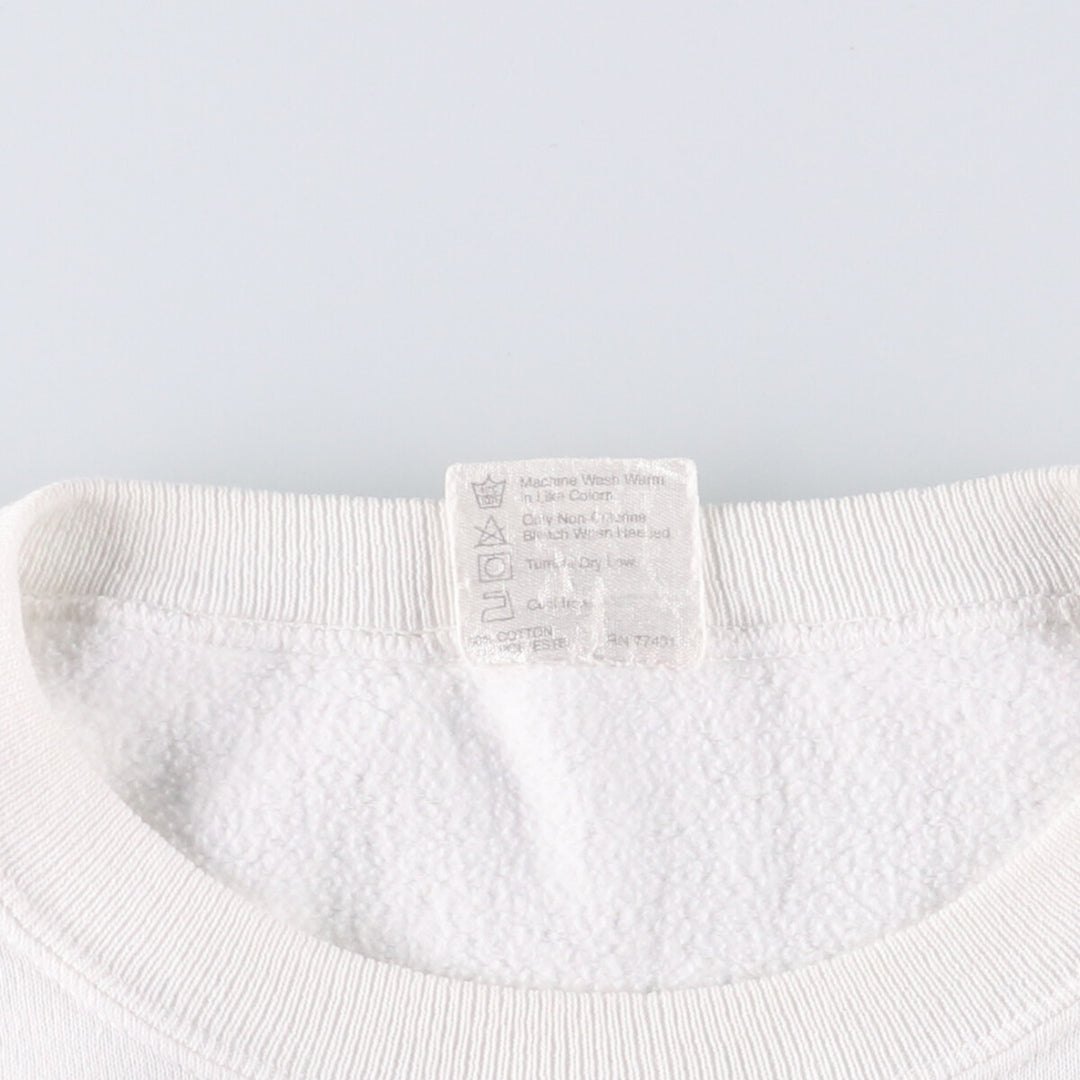 90'S HARD ROCK CAFE Advertising Sweatshirt, Made in USA, Men's XL cotton white type Vintage Second Hand