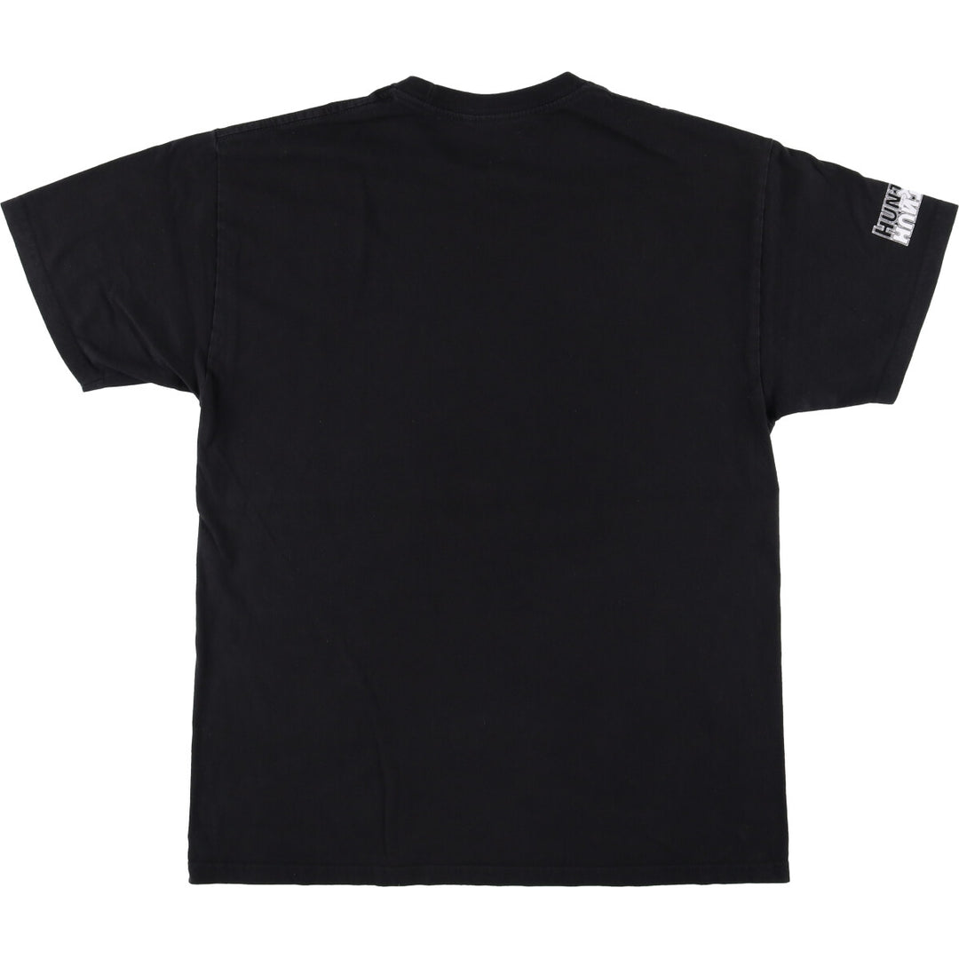 HUNTER HUNTER Anime Character Print T-shirt Men's M size unclear black type Vintage Second Hand