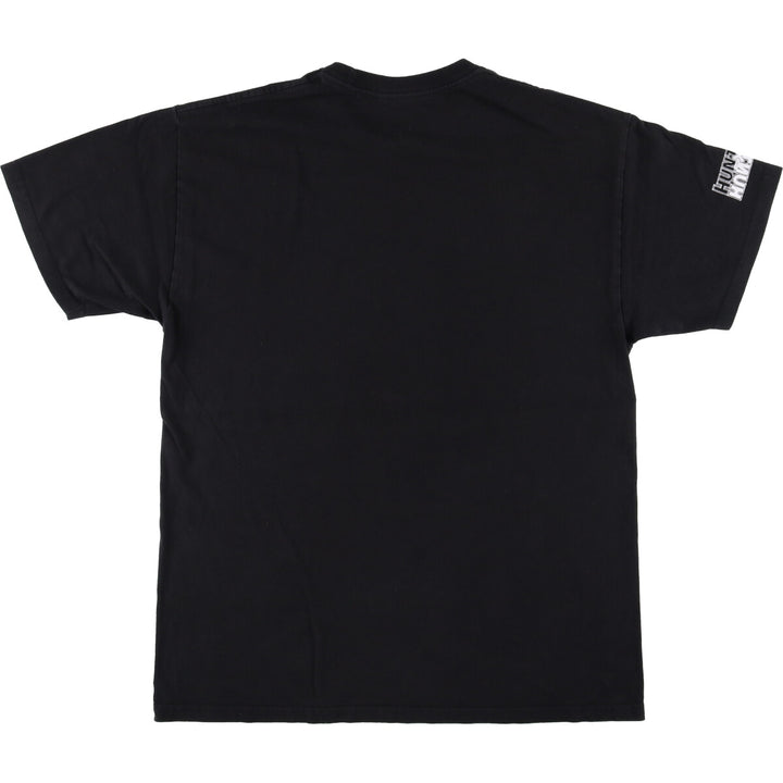 HUNTER HUNTER Anime Character Print T-shirt Men's M size unclear black type Vintage Second Hand