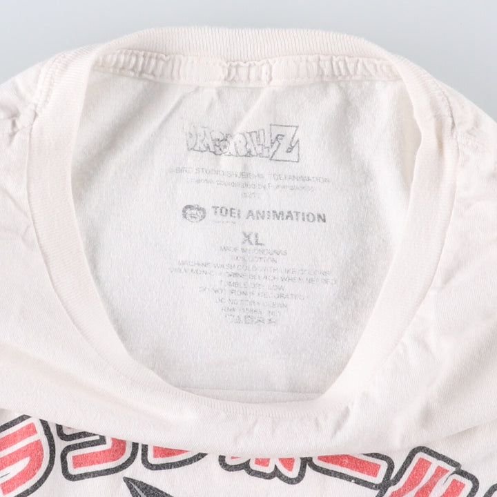DORAGONBALL Z Dragon Ball Z Son Goku Anime Character Print T-Shirt Men's XL cotton white type Vintage Second Hand