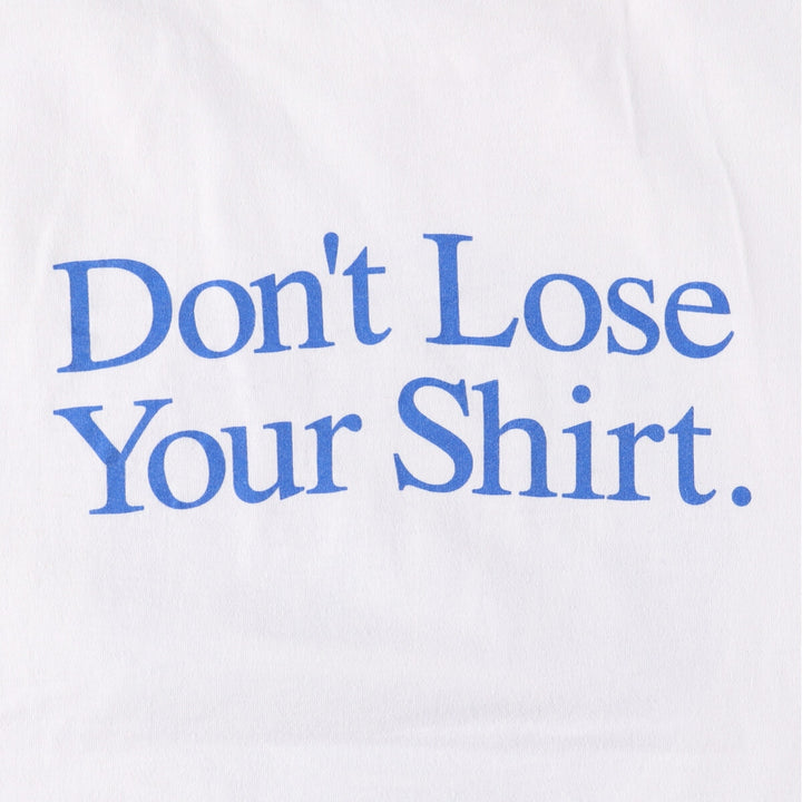 90'S Fruit of the Loom Michigan Lawyers Mutual Insurance Company Advertising T-Shirt Made in USA Men's XL Vintage cotton white type Vintage Second Hand