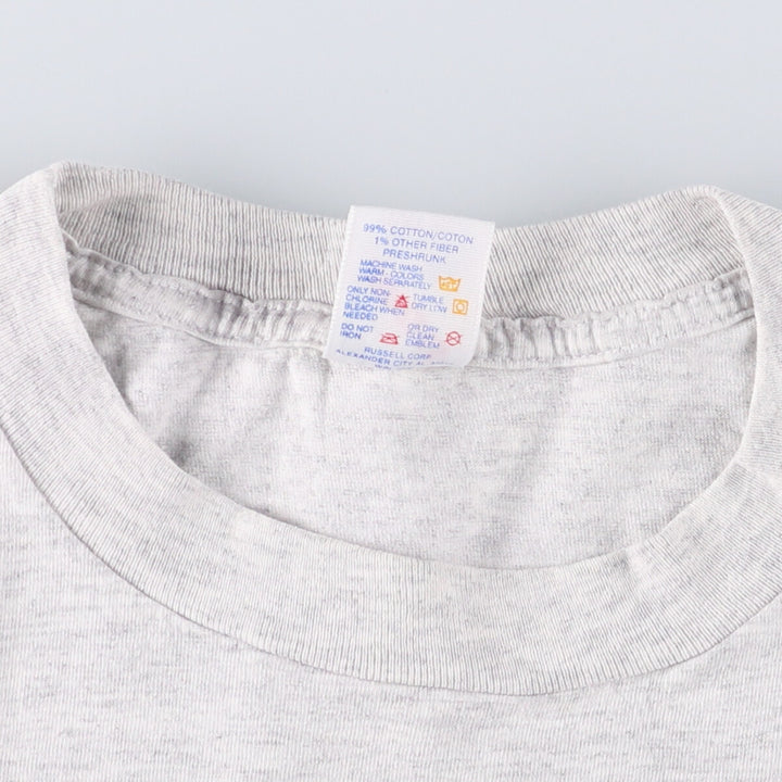 90'S Jerseys NOMURA Nomura Securities Advertising T-shirt Made in USA Men's XL Vintage cotton gray type Vintage Second Hand