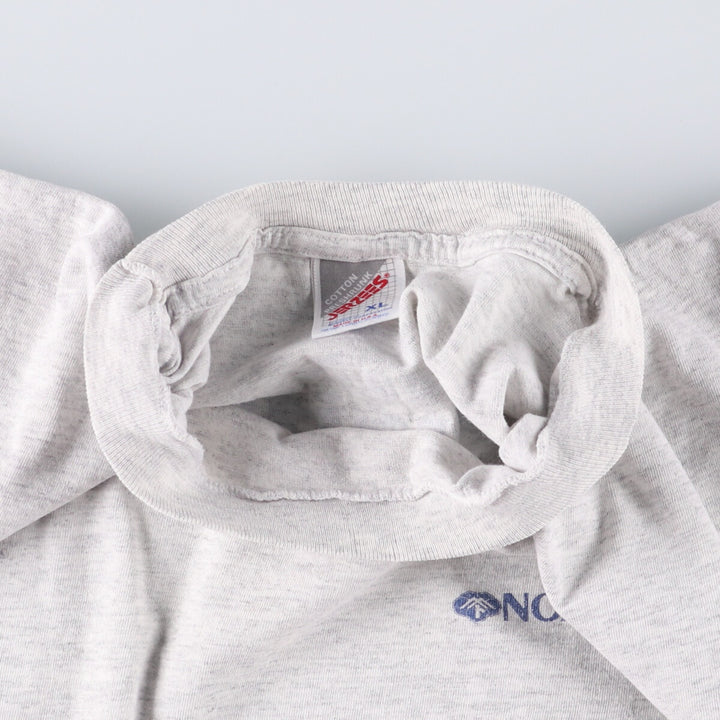 90'S Jerseys NOMURA Nomura Securities Advertising T-shirt Made in USA Men's XL Vintage cotton gray type Vintage Second Hand