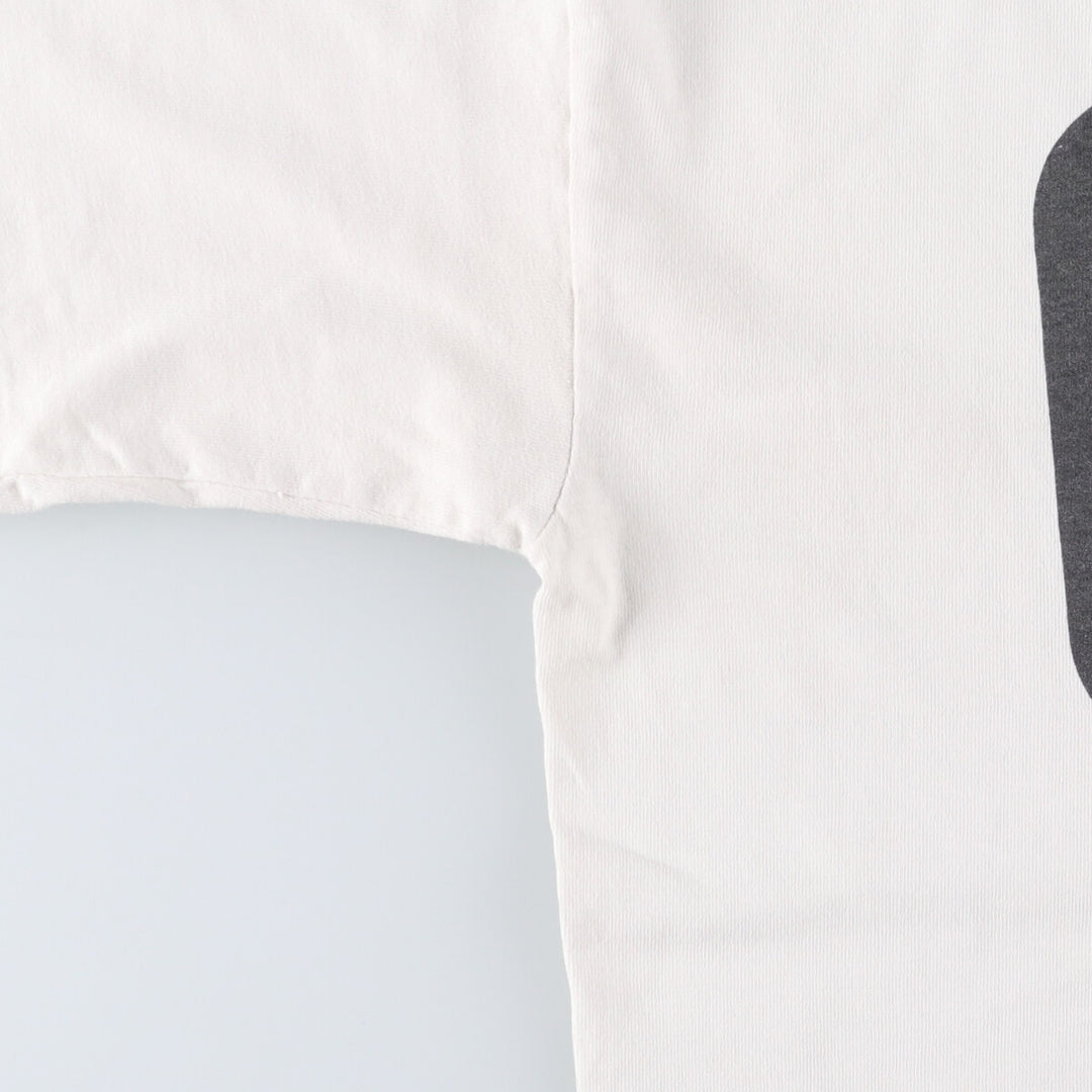 90'S CATERPILLAR Caterpillar Advertising T-shirt Made in USA Men's L Vintage cotton white type Vintage Second Hand