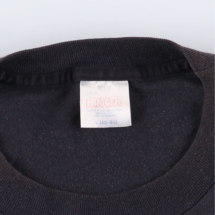 Hugger OLE COUNTRY Band T-shirt, Made in USA, Men's L size cotton black type Vintage Second Hand