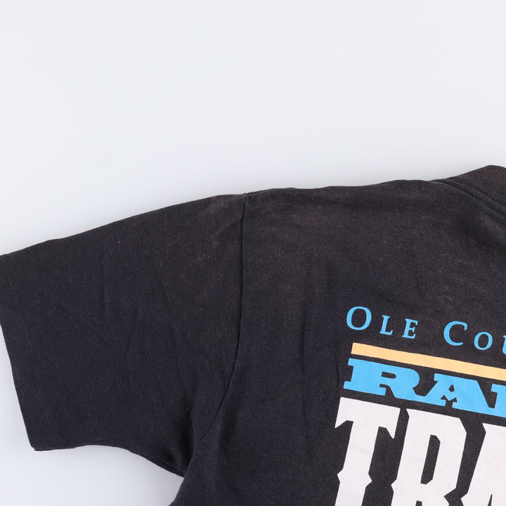 Hugger OLE COUNTRY Band T-shirt, Made in USA, Men's L size cotton black type Vintage Second Hand