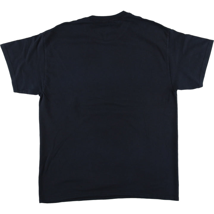 Liquid Blue GRATEFUL DEAD Skull Pattern Band T-shirt Band Tee Men's L size cotton black type Vintage Second Hand