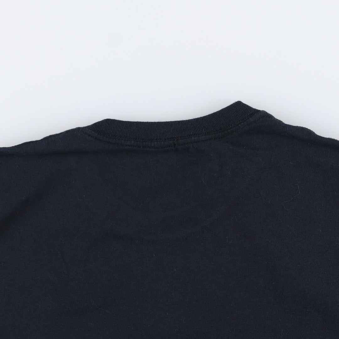 Liquid Blue GRATEFUL DEAD Skull Pattern Band T-shirt Band Tee Men's L size cotton black type Vintage Second Hand