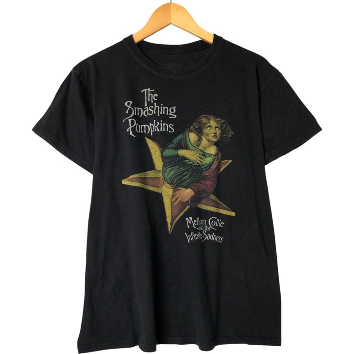 THE SMASHING PUMPKINS Smashing Pumpkins Band T-shirt Band T Men's L size cotton black type Vintage Second Hand