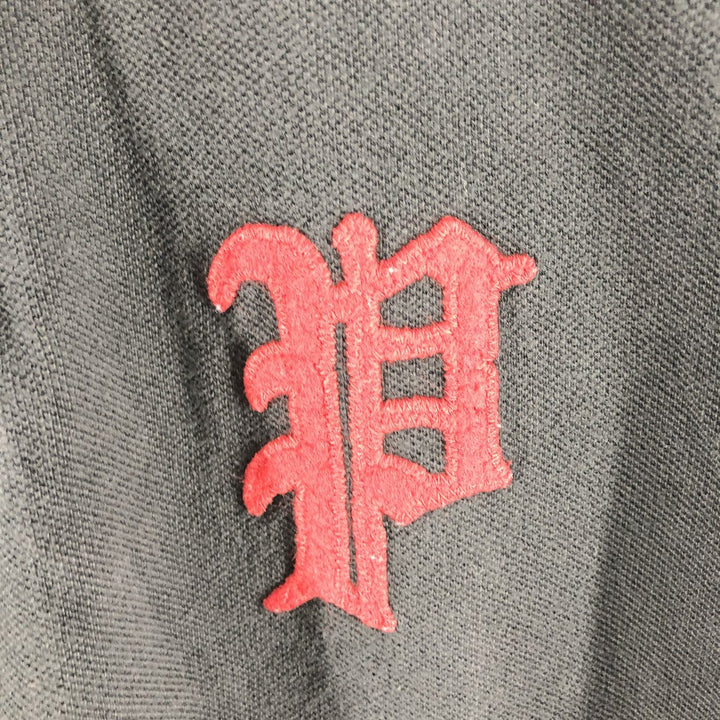 Ralph Lauren POLO RALPH LAUREN CUSTOM FIT short sleeve polo shirt men's size L cotton black type Vintage Second Hand
