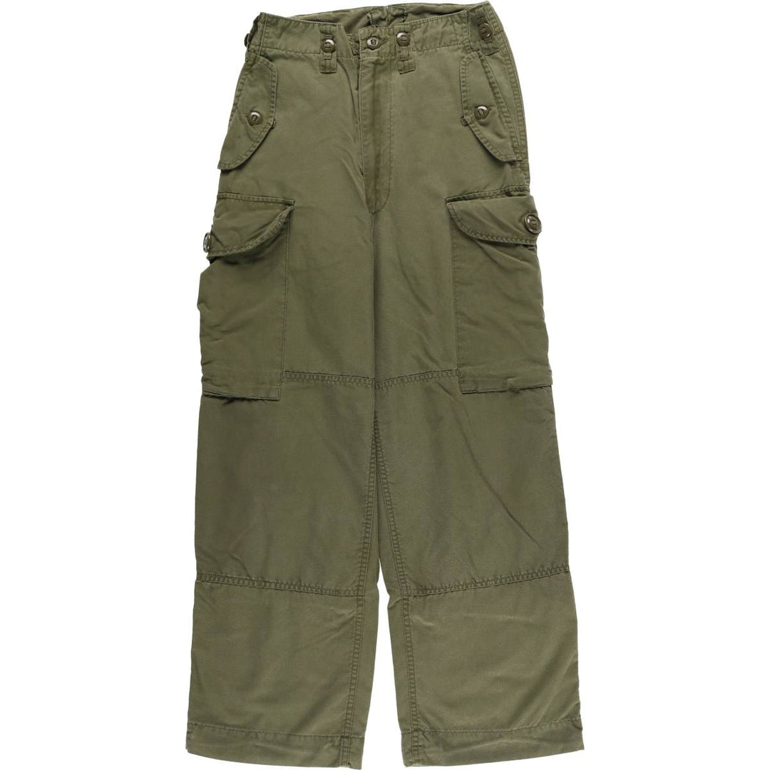 Canadian Army Military Cargo Pants 7028 Women's L (w27) Vintage unclear Khaki type Vintage Second Hand