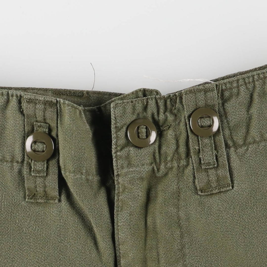 Canadian Army Military Cargo Pants 7028 Women's L (w27) Vintage unclear Khaki type Vintage Second Hand