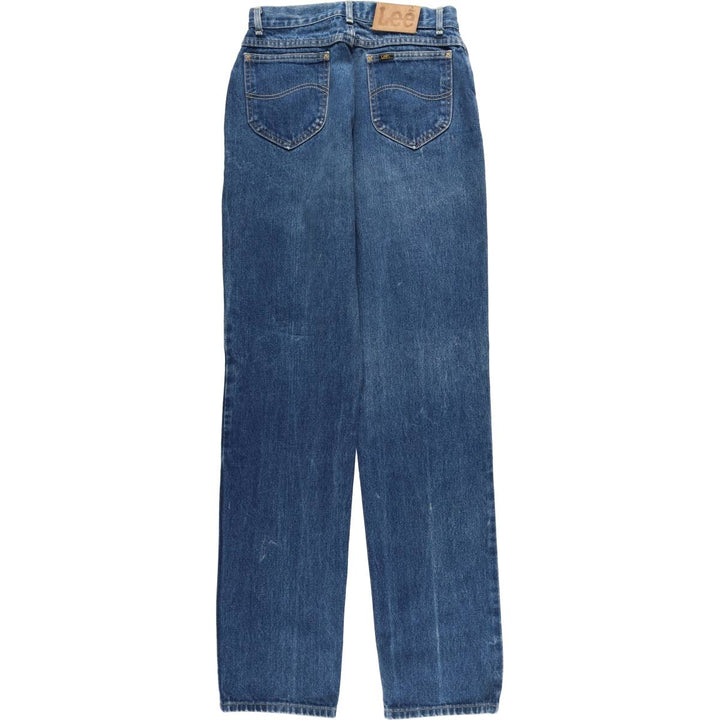 Lee Riders Straight Denim Pants Made in USA Women's L (w28) Vintage cotton blue type Vintage Second Hand