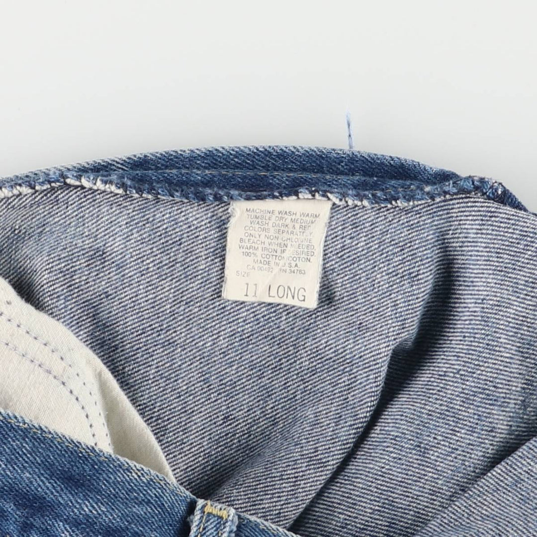 Lee Riders Straight Denim Pants Made in USA Women's L (w28) Vintage cotton blue type Vintage Second Hand