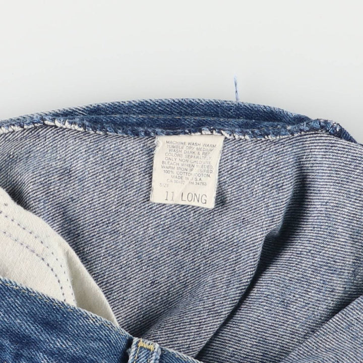Lee Riders Straight Denim Pants Made in USA Women's L (w28) Vintage cotton blue type Vintage Second Hand